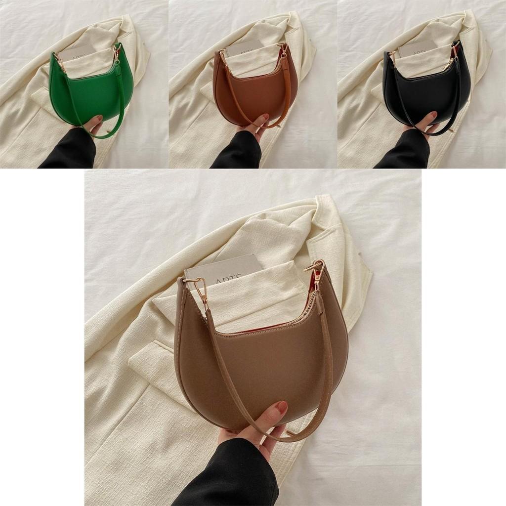 Stylish Street Fashion Pu Crescent Shoulder Bag Trendy Hobo Handbag For Women