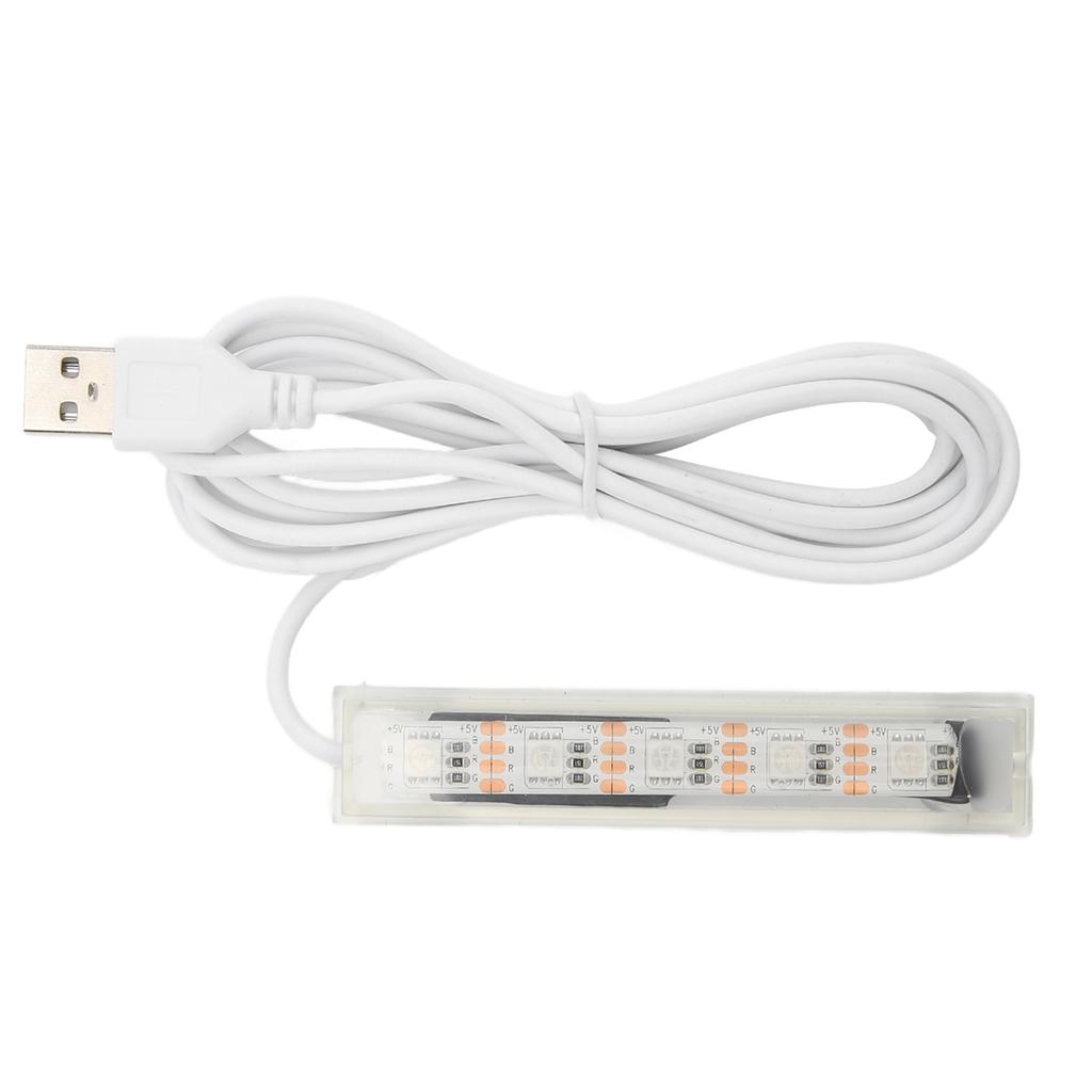 Aquarium Light USB Powered Remote Control Colorful Fish   LED Lamp for Landscape