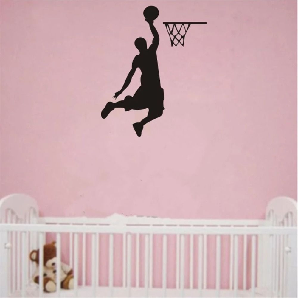 

Player Gym Home Decor Art Decals Switch Stickers Sofa Background Wall Basketball Wall Stickers