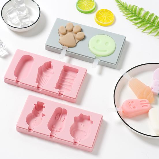 Ice Pop Maker Non-stick Easy To Clean Silicone Summer Ice Cube