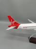 Diecast Resin Plane Model 1/80 47CM Airplane A320 Virgin Air Airlines Light With Wheel Landing Gear Collection Display Office