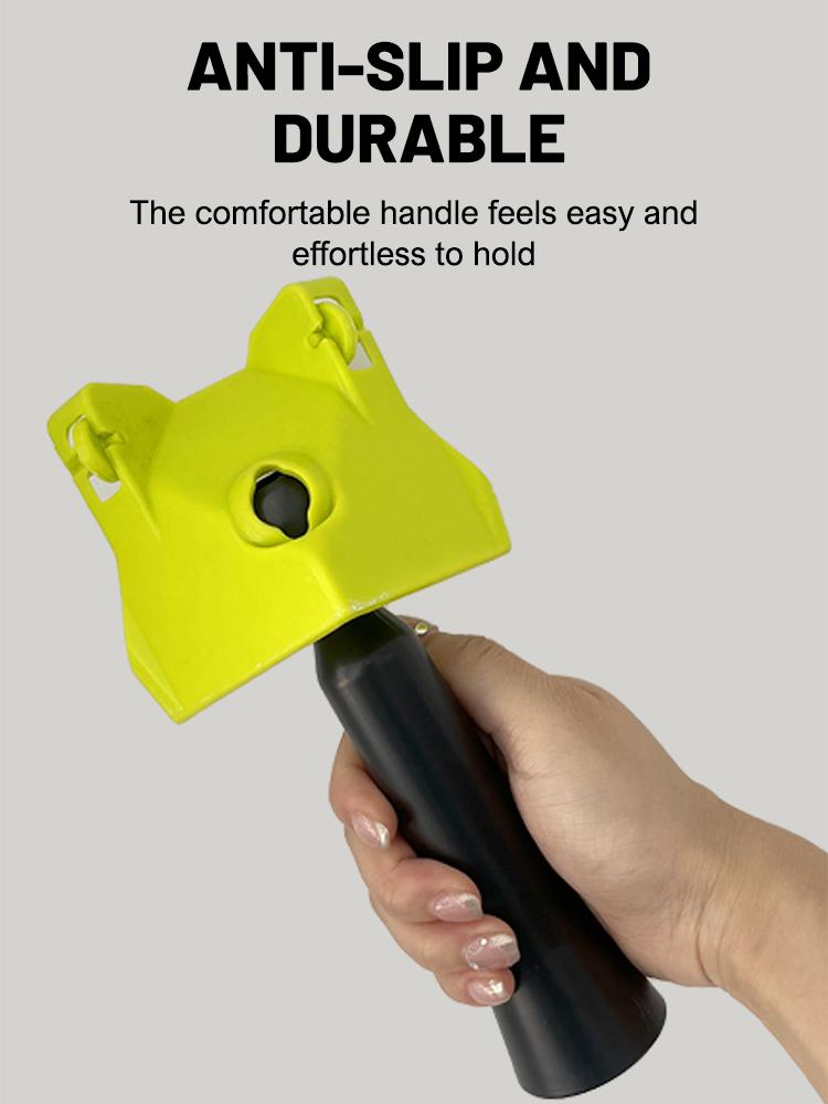 Drywall Corner Scraper Putty Finisher Stucco Shovel Spatula Spade Removable 360° Connecting Rod for Floor Wall Corner Paint Tool