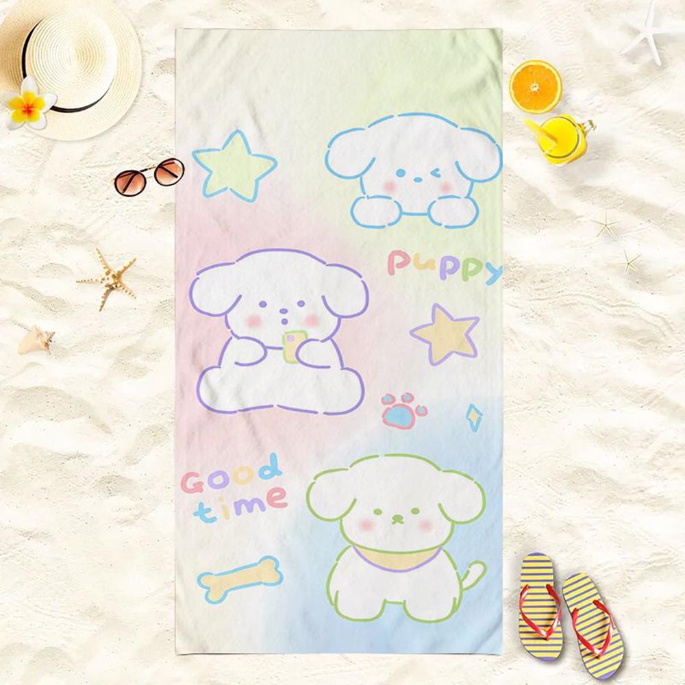 

High-quality appearance level cartoon cute black cat series sports towel for gym, beach, seaside, yoga, sweat towel, quick absor W40*H60(CM)