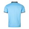 Fashionable Men's Casual Polo Shirt with Pocket Button, Long Placket, Collar, Striped Colour-Blocked Patchwork T-Shirt
