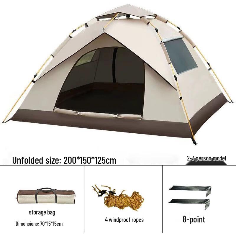 Lishen Automatic Portable Camping Tent 2-3 Person