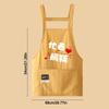 Cross Back Kitchen Apron Waterproof Restaurant Uniform Creative Cooking Baking Bibs  for Women