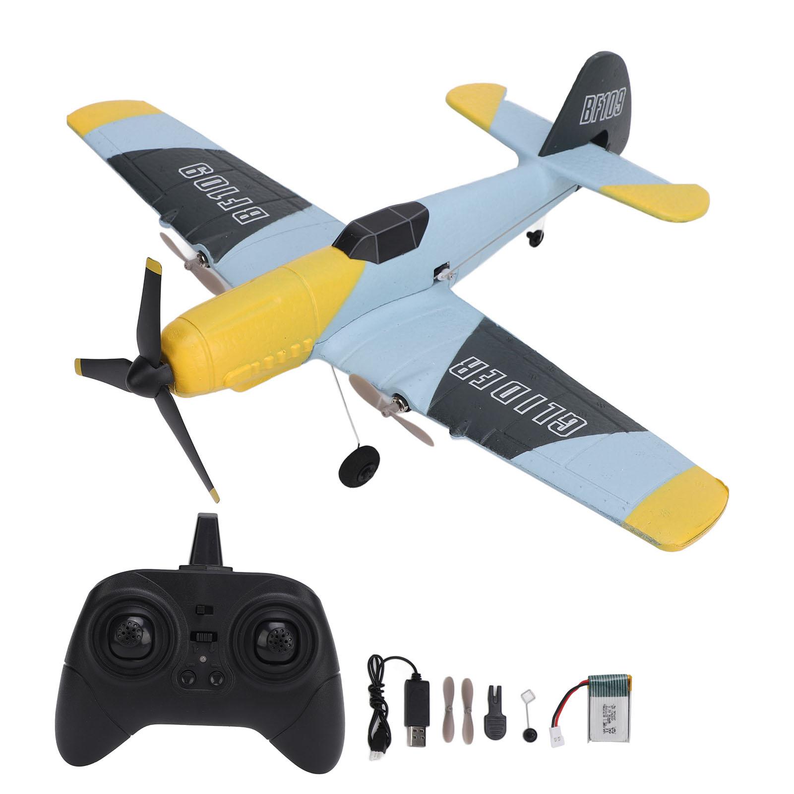 

Самолет на радиоуправлении BF109 из пенопласта EPP Самолет на радиоуправлении для детей Одна батарея 3,7 В 350 мАч