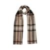 DakS Women S Brown Tartan Check Wool Light Muffler dcSc1f111w2
