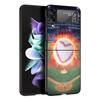 Baseball Sport Case For Samsung Galaxy Z Flip 7 6 5 4 3 Z Flip7 Flip6 Flip5 Flip4 5G Phone Cover Flip3 Folding Coque