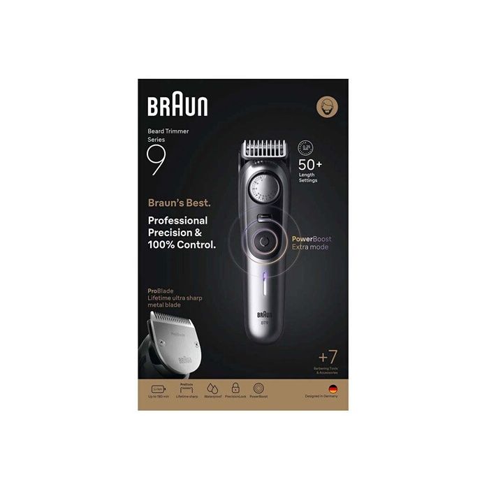 Tondeuse À Barbe - BRAUN - Series 9 - 180 Min Autonomie - 50 Longueurs - ProBlade