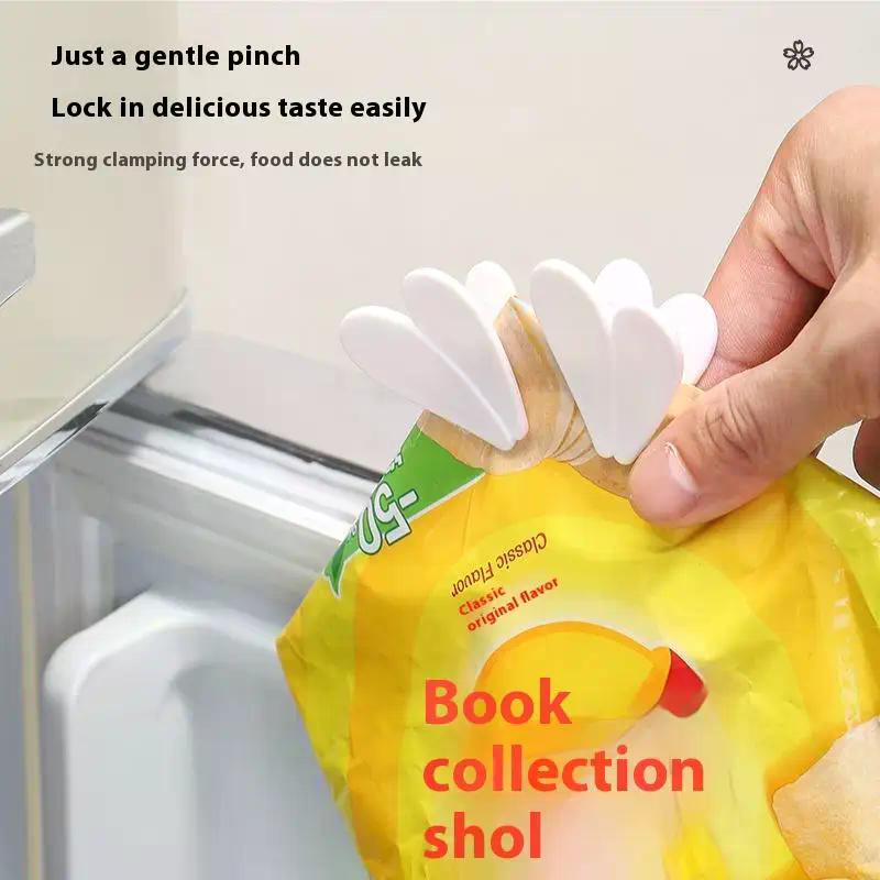 Flower Magnetic Clip Creative Kitchen Gadget Multifunctional Snack Sealer Food Storage Unique Petal Clip Cute Home Fridge Magnet