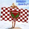 Hatayspor Print Beach Towel, Large Soft Quick Dry Towel for Beach Camping Swimming