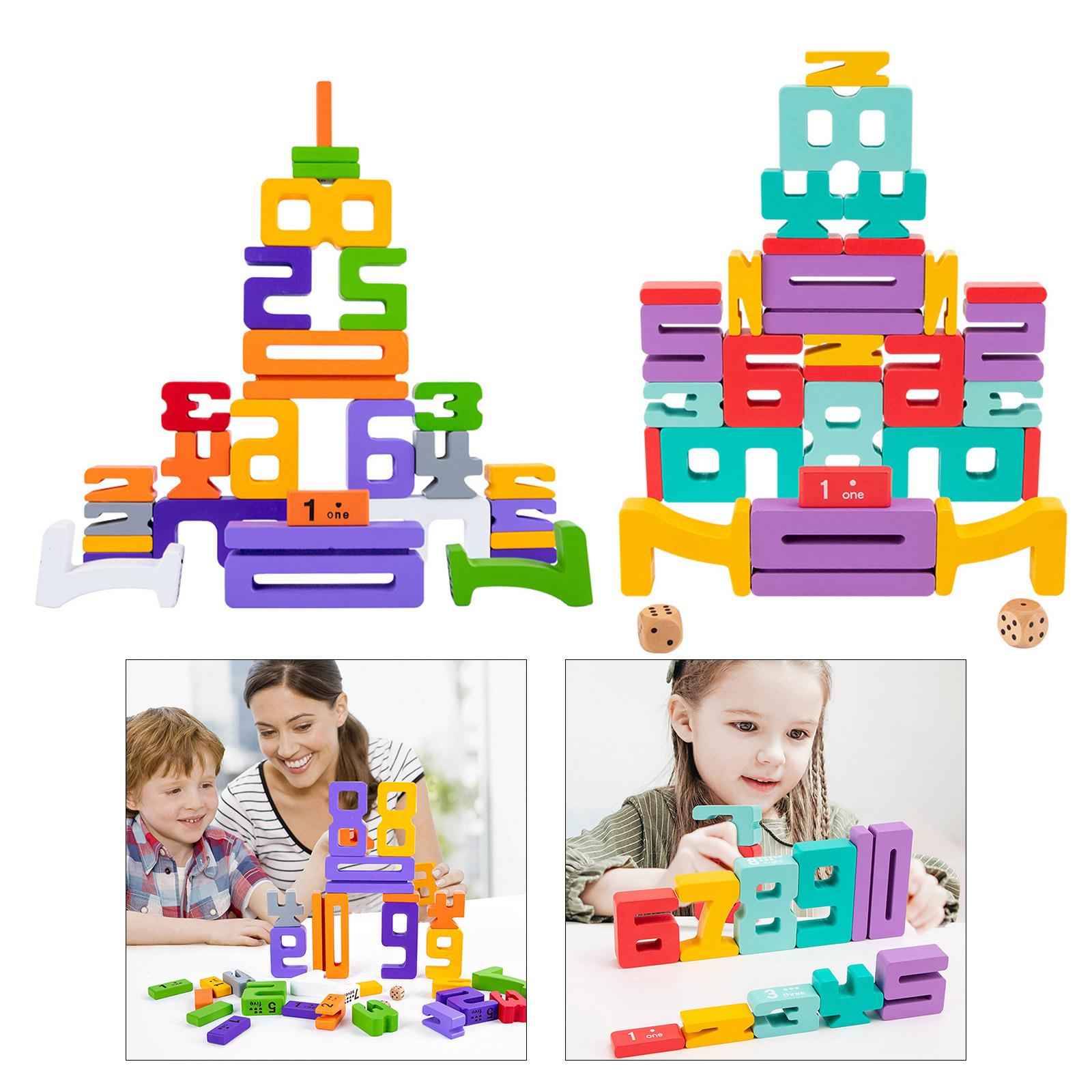 

Игрушка с цифрами для детей 3-6 лет Подарки Складывающаяся игрушка для балансировки Двигательные навыки для младенцев Малыши Обучающий игровой набор 2