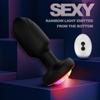Anal Plug for Male with Light Up Vibrator Prostate Massager,360°Swing Modes Anal Toy with Remote Control for Couples Beginner Anal Training