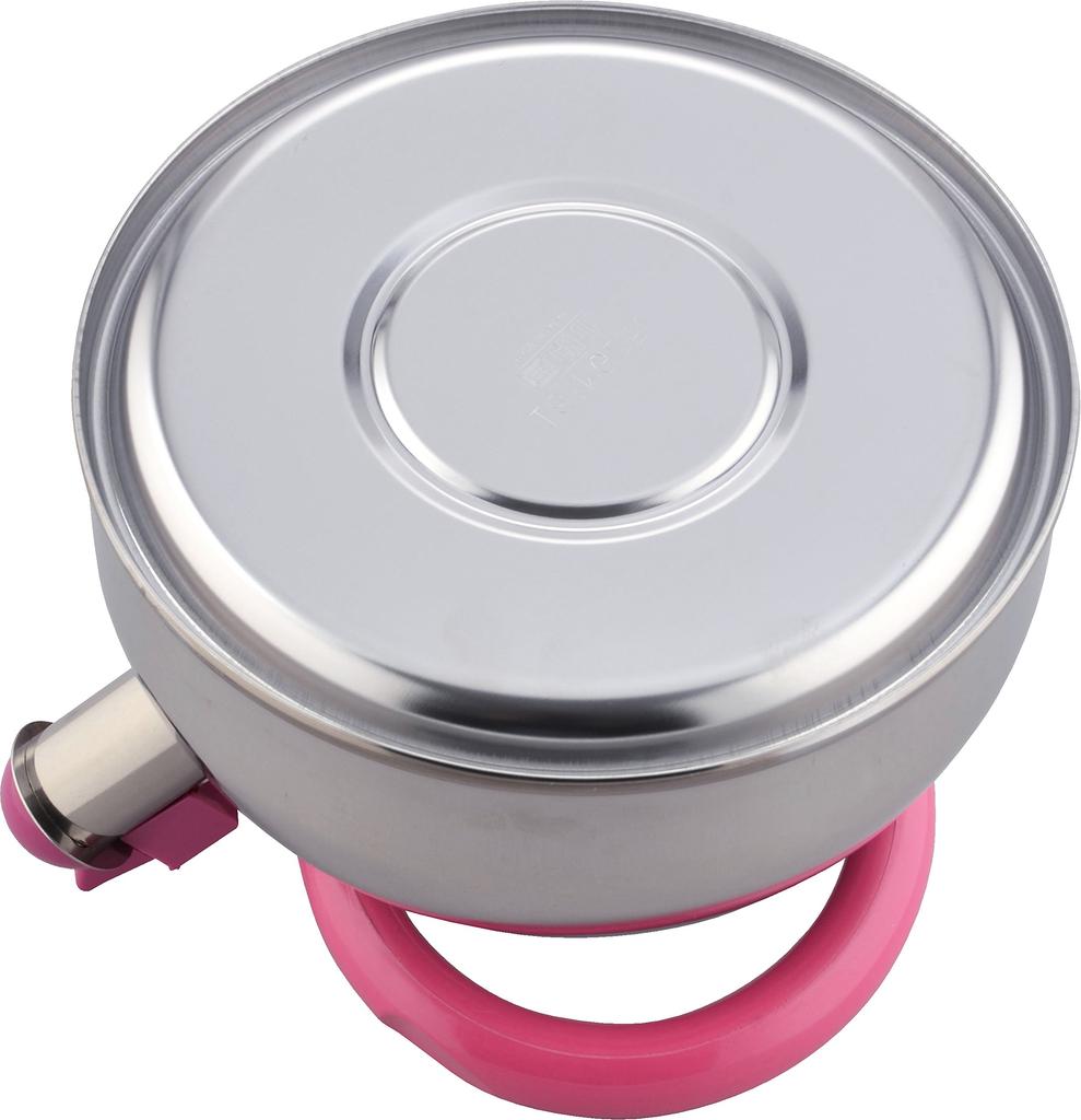 Wahei freiz Candyal Hot Water Kettle, 2.5L, Pink, Whistling Type, Induction Compatible, CR-5286