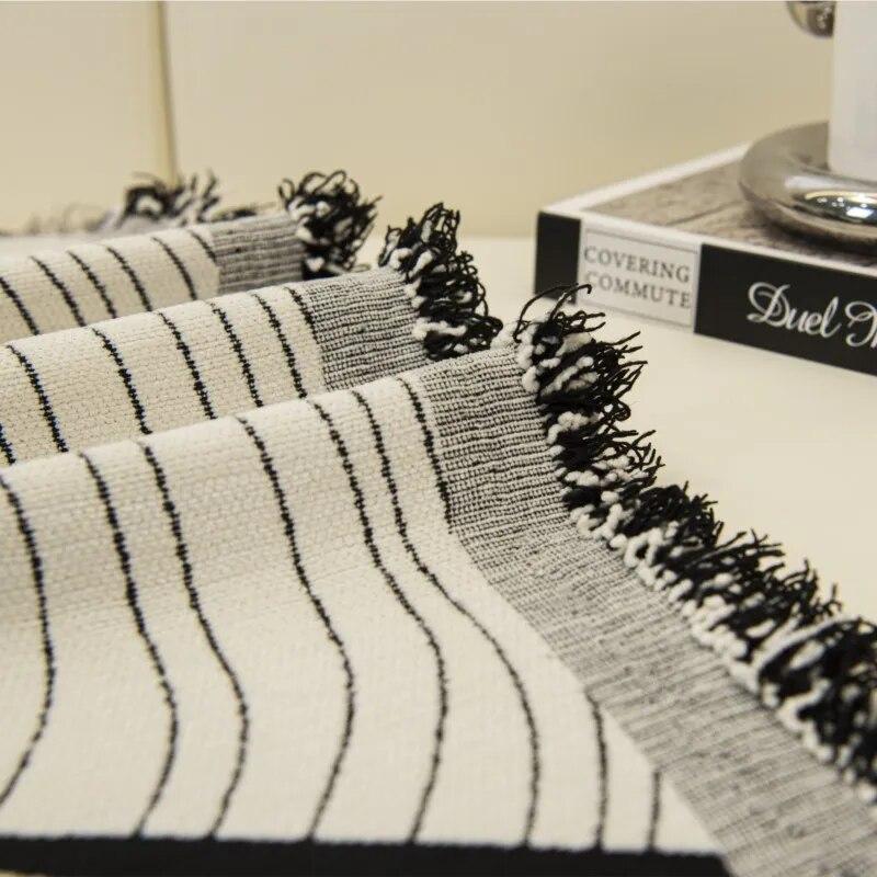 Black White Sofa Cover Sofa Towel Chenille Universal Couch Cover Pet Mat Living Room Sofa Dust Proof Sofa Cushion Cover