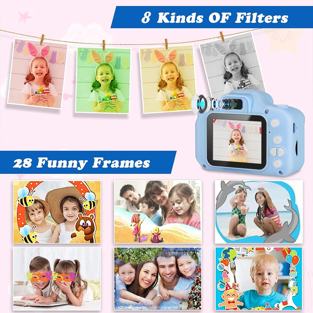 Kamera Kinder Spielzeug Mini HD Digitale Video Selfie Kameras Tragbar Outdoor Fotografie Lernspielzeug für Kinder Weihnachtsgeschenke