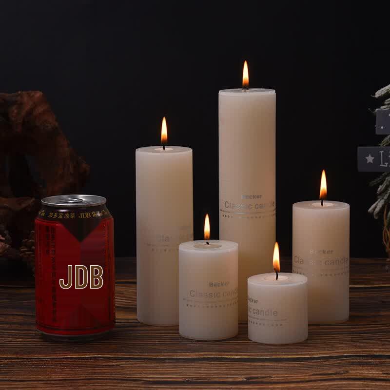 LIEI Ivory White Decorative Candle