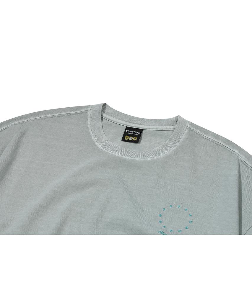 CPGN STUDIO 1896 Star Pigment Short Sleeve T-Shirt Ash Mint