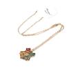 Cartoon Witchcraft Badge Pendant Necklace Jewelry Accessories