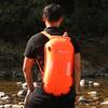 Detachable Double Airbag Swim Buoy & Waterproof Backpack for Outdoor Swimming with Storage