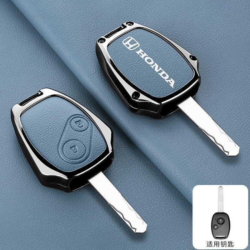 Zinc Alloy Car Remote Key Case Cover Holder For Honda CR-V Civic Insight Fit SRV FRV Chord 7 Jazz Gr8 150 R Motorcycle Accessory
