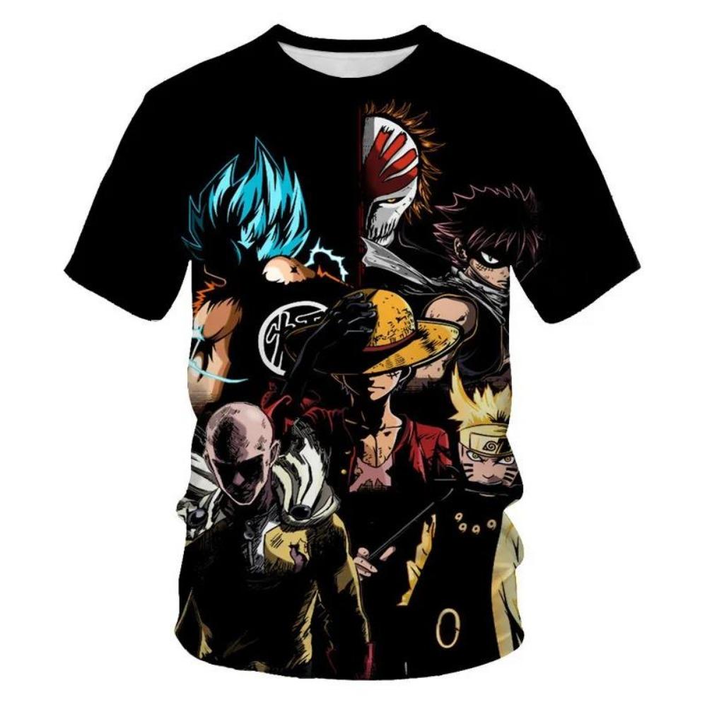 Anime Dragon Ball Son Goku 3D Print Kids T Shirt Summer Fashion Casual T-shirt Boy Girl Unisex Children's Clothing Tshirt Tops