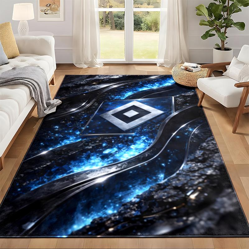 Hamburger SV Carpet Door Mat for Living Room or Bedroom Protective Mat Under Chair Office Decoration Christmas Gift Birthday Present