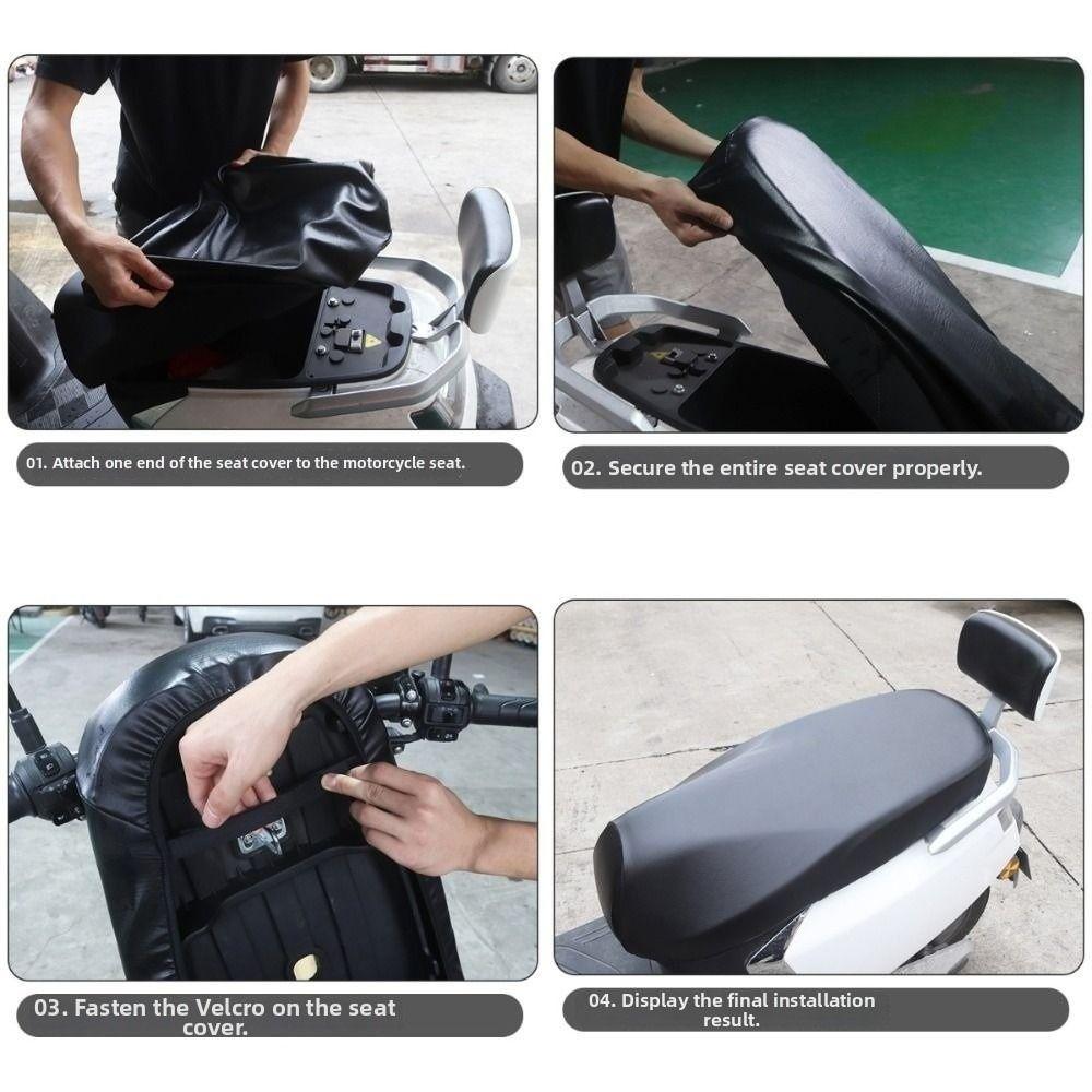 Breathable Electric Bicycle Seat Cover Elastic Motorcycle Seat Protector  Outdoor Protection