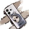 For Xiaomi Redmi Note 14 4G Case Luxury Painted Cover Black Silicone Phone Case For Redmi Note 14 Fundas note14 4G Soft Bumper