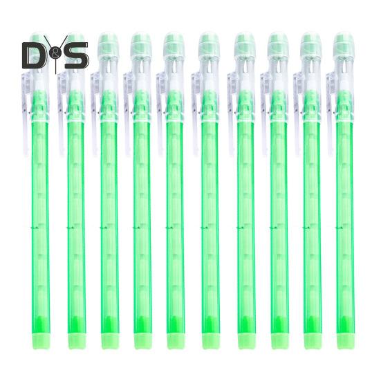 

10 шт. прозрачных карандашей, не требующих заточки, складные многоточечные пластиковые карандаши с ластиками для школьного и офисного рисования