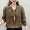 Western-style Knitwear, Women's Sweaters, Thin Knitwear, Long-sleeved Knitwear