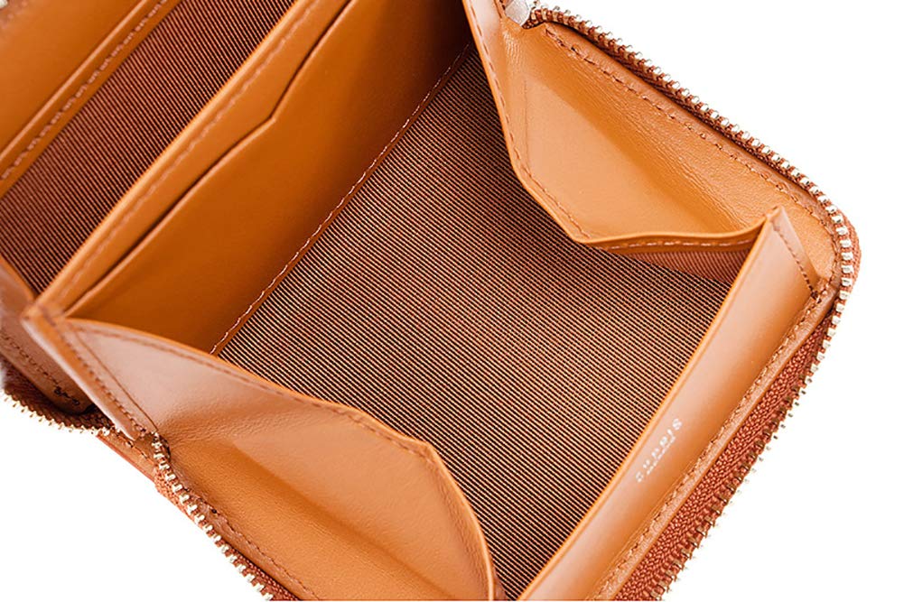 CYPRIS Lejute Coin Day Birthday Boyfriend 8762 Purse, Leather, Men's Gift, Father's Gift, Gift, Gift, Orange,