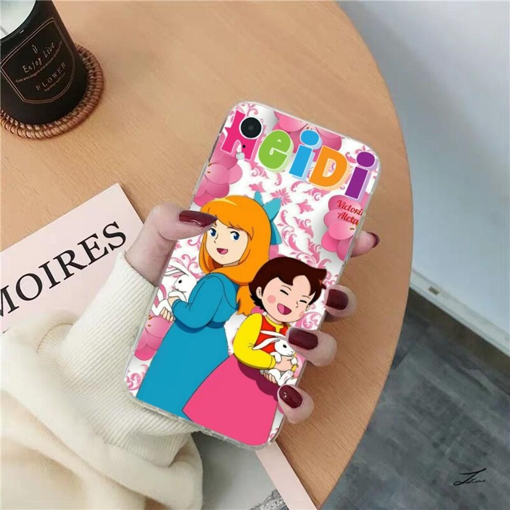 Cute Heidi Phone Case for iPhone 15 8 7 6 6S Plus X SE 2020 XR XS 14 11 12 13 Mini Pro Max Mobile Case