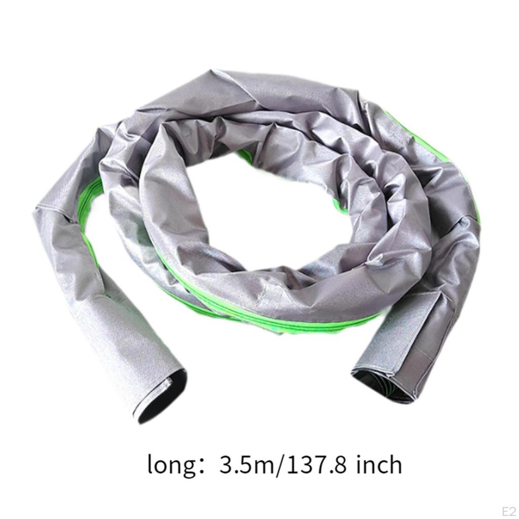 Vacuum Cleaner Hose Cover with Zipper for Dust Extraction