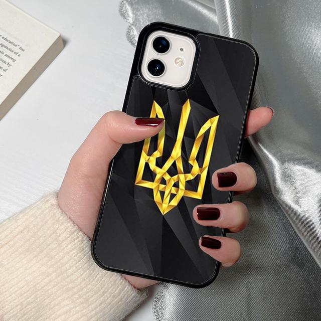 U-kraine Flag Phone Case for iPhone 17 Air 16 15 14 12 13 PLUS 11 PRO MAX Back Cover Fundas