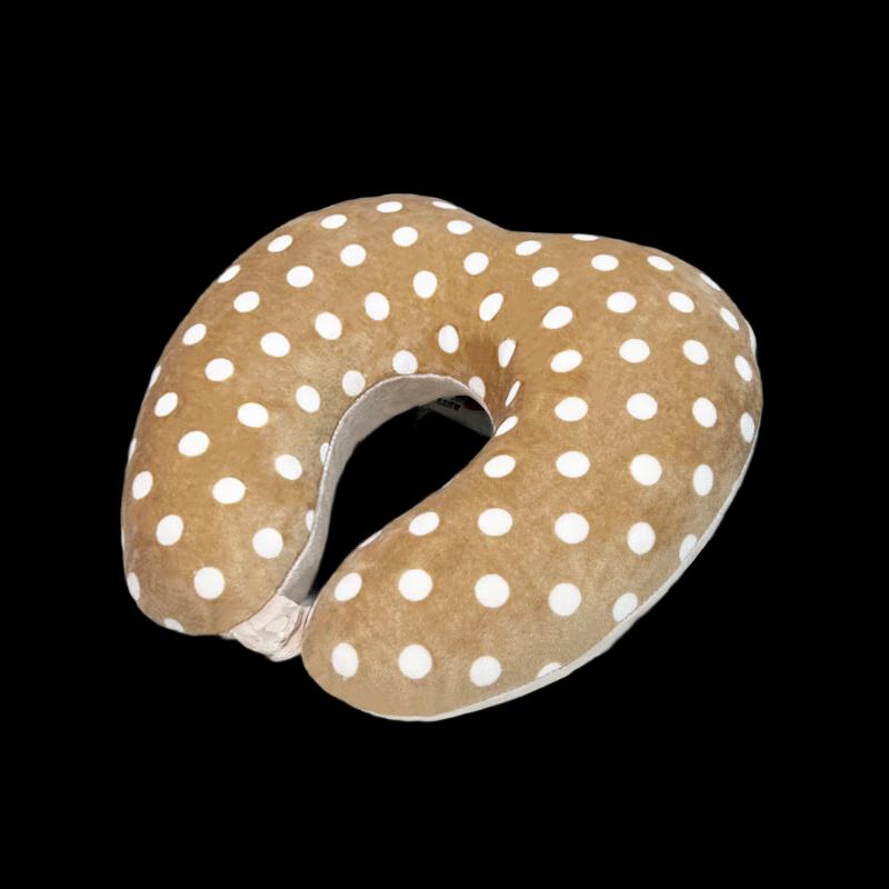 Portable Polka Dot U-shaped Neck Pillow