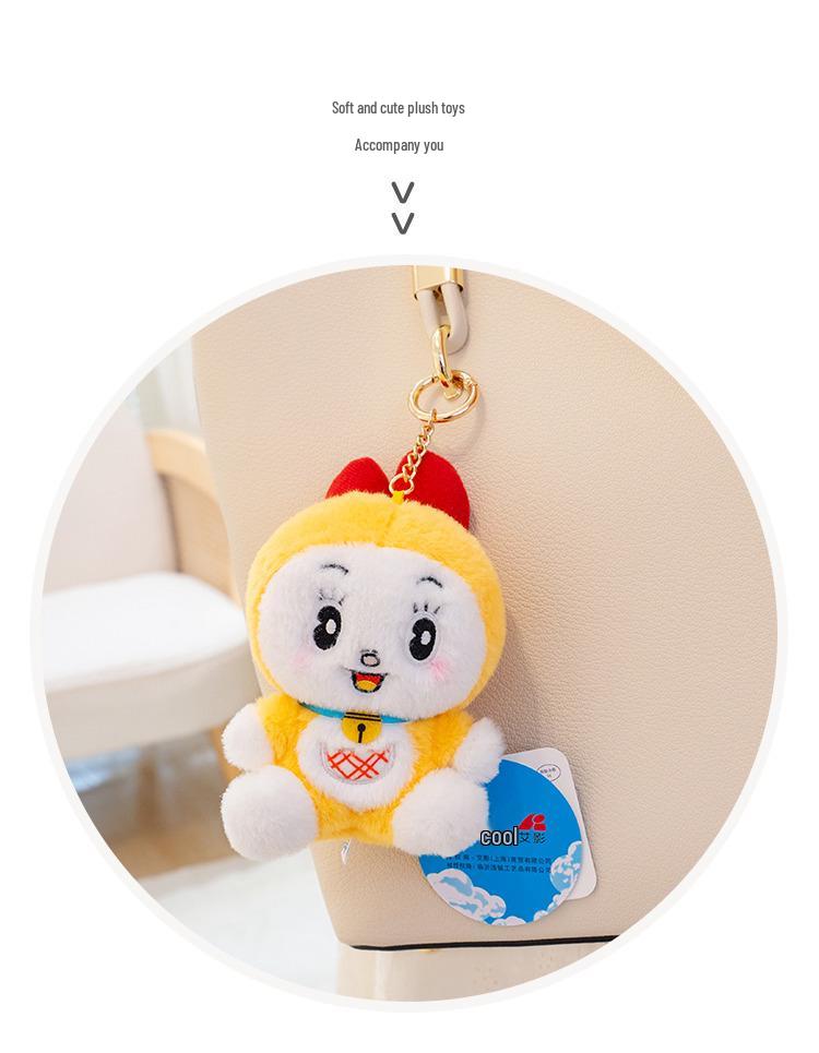 Authentic Doraemon Candy Series Toy Pendant Plush Keychain