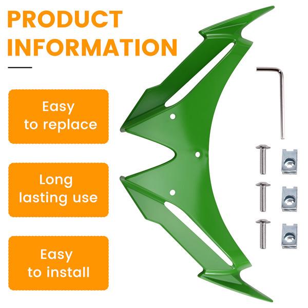 Fits 2024-25 Kawasaki NINJA500 SE Front Lip Canard Spoiler