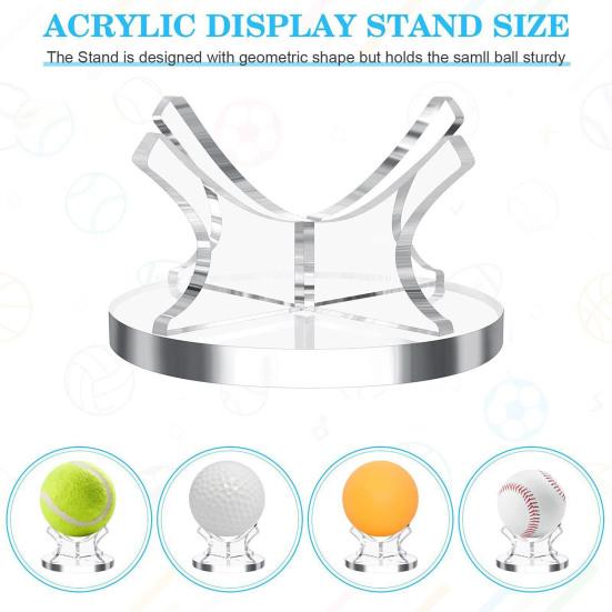 Acrylic Ball Stand Holder Sports Ball Storage Display Rack Display Stand