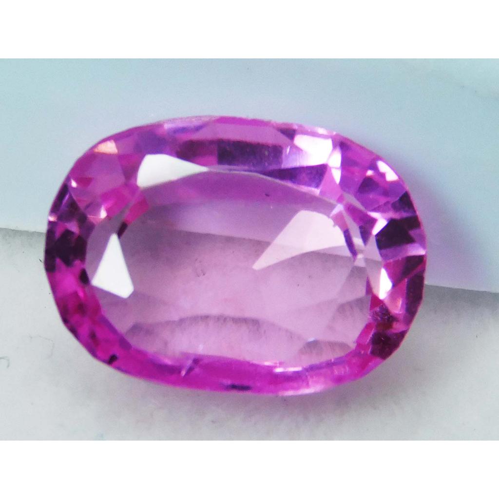 Natural Pink Sapphire Pendant Making 7.58 Ct Loose Gemstone CERTIFIED Oval Cut