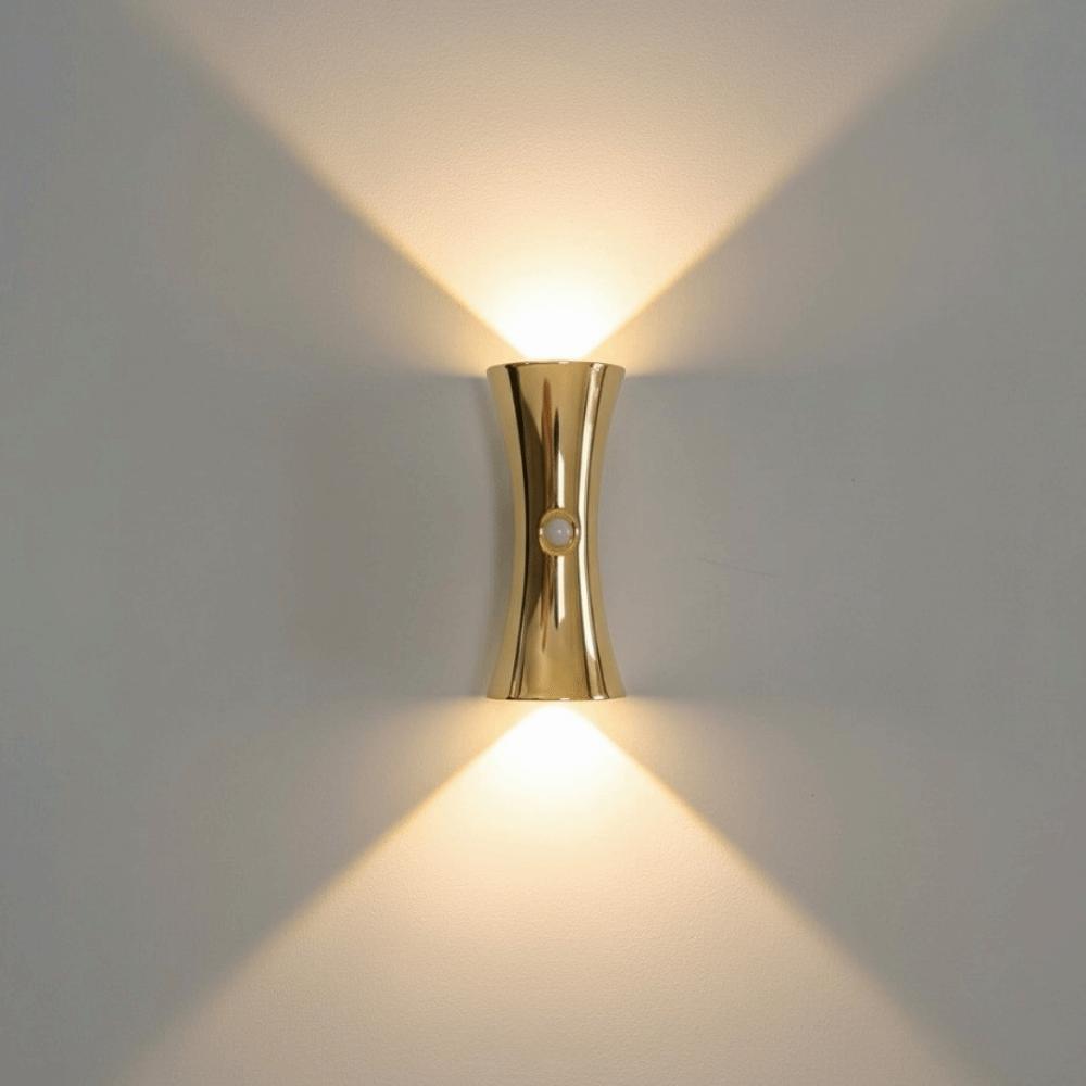 Creative LED Hourglass Wall Lamp Dimmable Wireless LED Rechargeable Lamp Waterproof Magnetic Base Bedside Wall Light