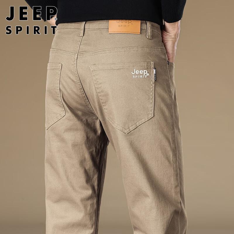 

JEEP SPIRIT Men s Straight-Leg Casual Business Pants 32