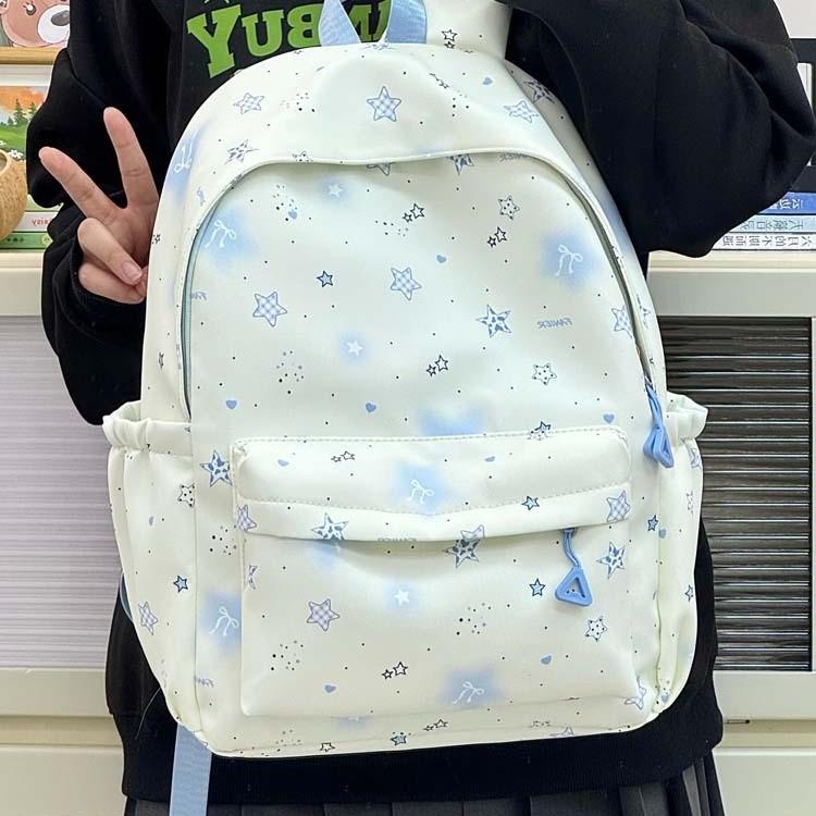 Schoolbag wholesale schoolbag women's Japanese high-value fresh milk bow backpack primary and secondary school students lightweight backpack