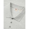 Levis Blended Casual Simple Regular Fit Polo Shirt Unisex Tops Gray 004KC-0003
