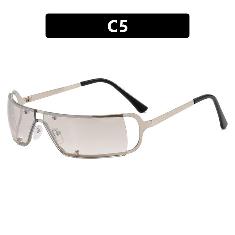 Square Women Sunglasses Vintage Rectangle Lens Female tie sun Glasses Men Retro Oculos Future technology sunglasses Eyewear