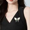 Elegant Women Lapel Pins Exquisite Safety Pins Clothing  Accessories Butterfly Brooches  Banquet