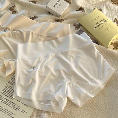 Plus Size Women's Mid Waist Lift Hip Breathable Belly Suction Anti Bacterial Seamless Safety Pants Underwear