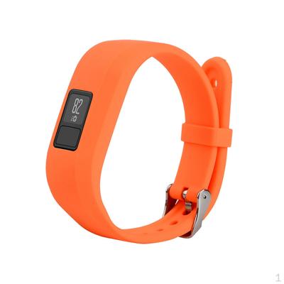 Adjustable Silicone Wrist Watch Buckle Vivofit3 Orange