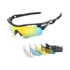 [Jobet] Sports Sunglasses, Polarized Lenses, Ultra Lightweight, UV400 UV Protection, TR90 TAC, 5 Interchangeable Lenses, Unisex, Baseball, Climbing,